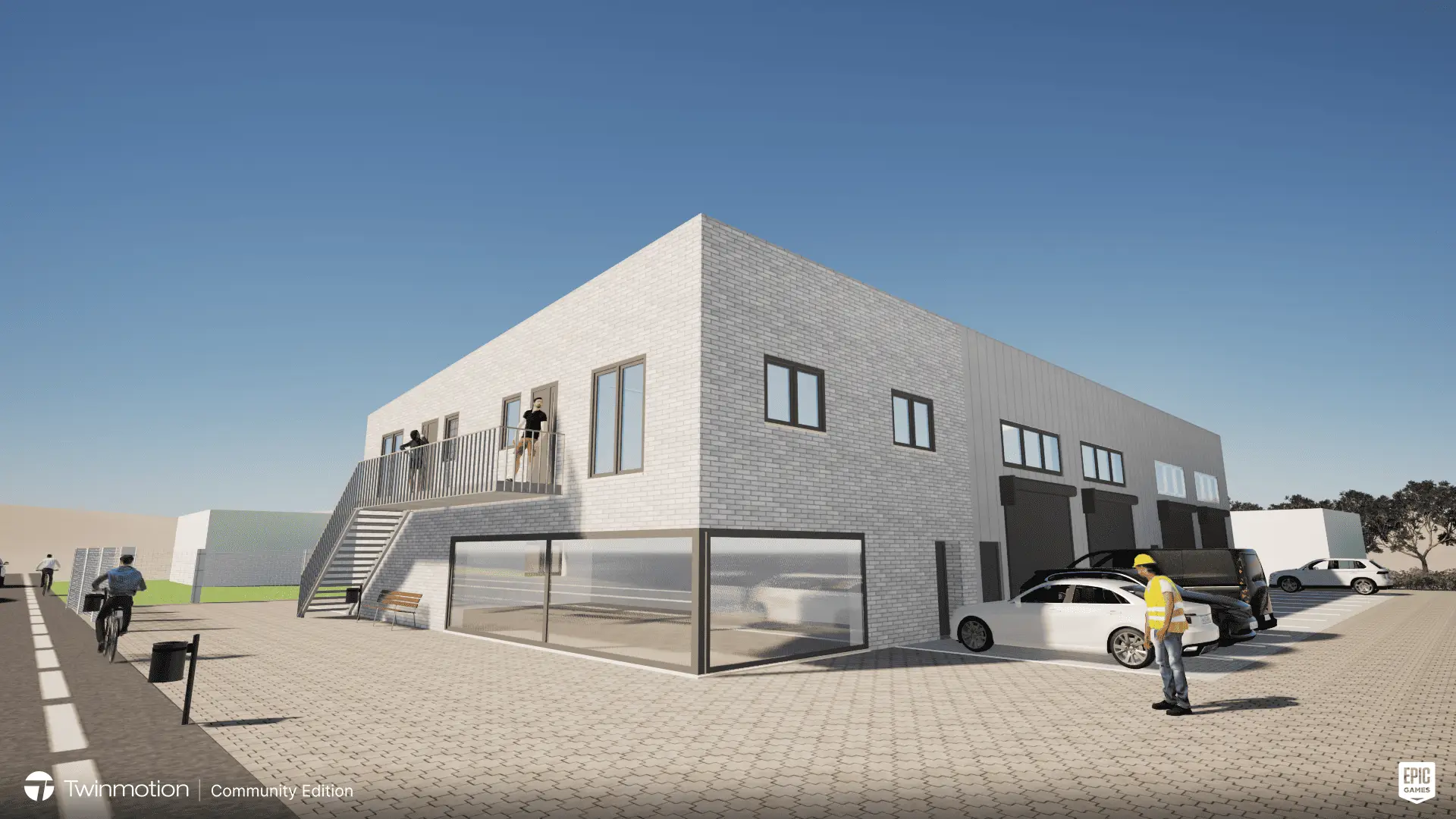 Gewerbehalle mit moderner Fassadengestaltung – Planung und Statik in Rendsburg und Kiel